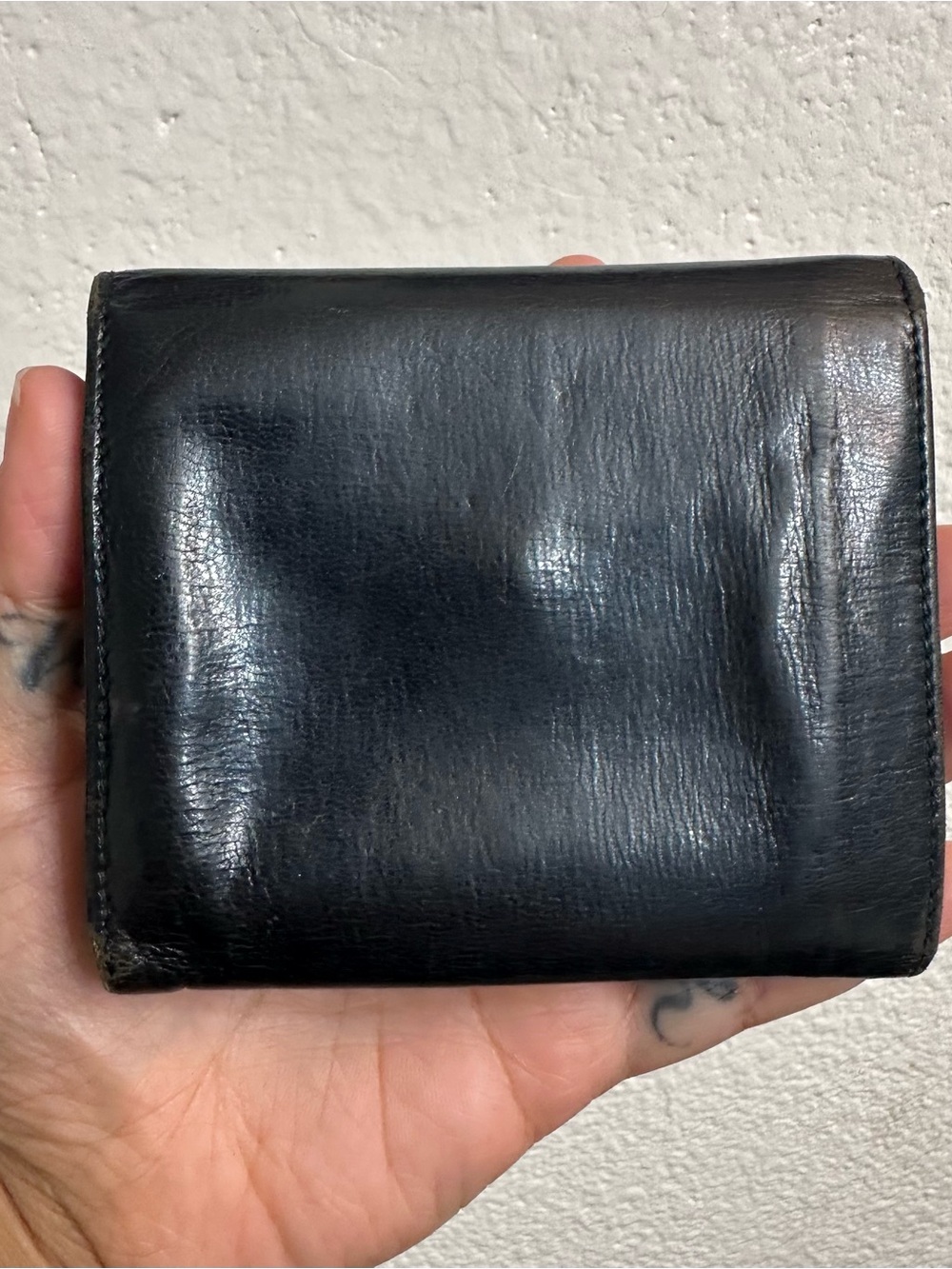 Salvatore Ferragamo Black Leather Wallet - Picture 2 of 12